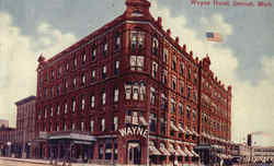 Wayne Hotel Detroit, MI Postcard Postcard