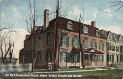 Old Van Rensselaer House Postcard