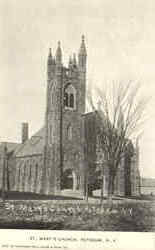 St. Mary's Church Potsdam, NY Postcard Postcard