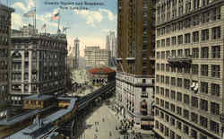 Greeley Square and Broadway New York City, NY Postcard Postcard