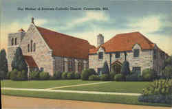 Our Mother of Sorrows Catholic Church Centreville, MD Postcard Postcard