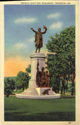 Francis Scott Key Monument Postcard