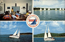 Austrian Sailing School on Greers Ferry Lake Postcard