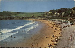 Langland Bay, Gower Peninsula Postcard