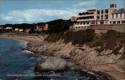 Rotherslade and Langland Bays Mumbles, Wales Postcard Postcard