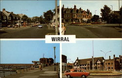 Various Views of Town Wirral, United Kingdom Merseyside Postcard Postcard