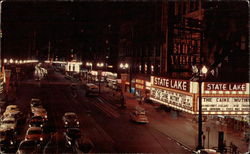 Looking South on State Street Chicago, IL Postcard Postcard