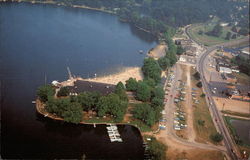 Aerial View, Lake Cable Canton, OH Postcard Postcard