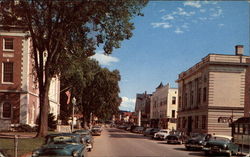 Main street in Littleton Postcard