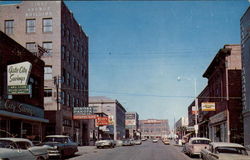 View of Ist Avenue SW Minot, ND Postcard Postcard