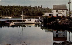 View at South Bristol, Looking Toward Christmas Cove Maine Postcard Postcard