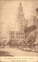 New England Mutual LIfe Insurance Company, Copley Square Postcard