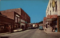 Main Street in Lead South Dakota Postcard Postcard