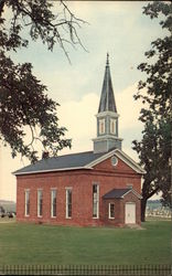 Man's Chapel Church Rossville, IL Postcard Postcard