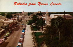 Saludos from Nuevo Laredo Postcard