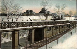 Botanical Gardens in Winter, Bronx Park Postcard