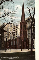 Dr. Parkhurst's Church, Madison Avenue Postcard