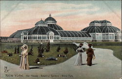 Hot Houses, Botanical Gardens, Bronx Park Postcard