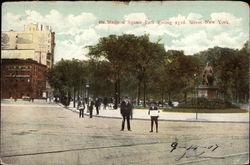 Madison Square Park Facing 25rd New York, NY Postcard Postcard