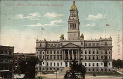 Wayne County Building Detroit, MI Postcard Postcard