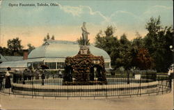 Opitz Fountain Postcard