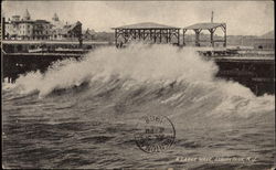 A Large Wave Postcard