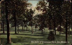 The Lake at Greenwood Park Postcard