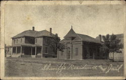 Sherriff's Residence and Jail Postcard