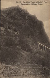 Day-Lighted Tunnel on Columbia River Highway Postcard