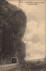 Columbia River Highway Tunnel at Oneonta Bluff Postcard