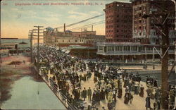 Chalfonte Hotel and Boardwalk Postcard