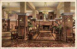 Salon, Arlington Hotel Postcard