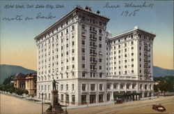 Hotel Utah Postcard