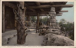 The Porchb at Hermit's Rest Postcard