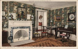 The Parlor, Longfellow's Old Home Postcard