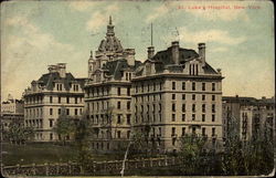 St. Luke's Hospital New York, NY Postcard Postcard