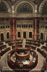 Public Reading Room, Library of Congress Washington, DC Washington DC Postcard Postcard