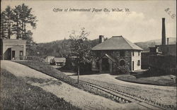 Office of International Paper Co Wilder, VT Postcard Postcard