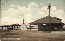 Railroad Station Postcard