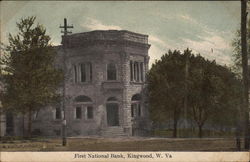 First National Bank Kingwood, WV Postcard Postcard