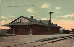 Western Maryland R.R. Depot Postcard