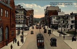 Federal Street Pittsburgh, PA Postcard Postcard