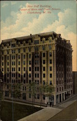 New Goff Building; Corner of Main and Court Streets Clarksburg, WV Postcard Postcard