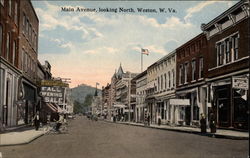 Main Avenue, looking North Postcard