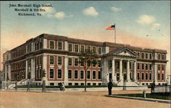 John Marshal High School Richmond, VA Postcard Postcard