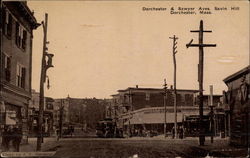 Intersection on Sawyer Avenue, Savin Hill Postcard