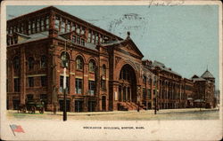 Mechanics Building Postcard