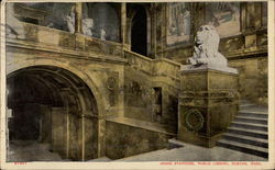 Public Library - Grand Staircase Postcard