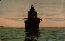 Boston Harbor, Deer Island Light Postcard