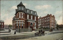 Main Entrance and Nurses Home, City Hospital Postcard